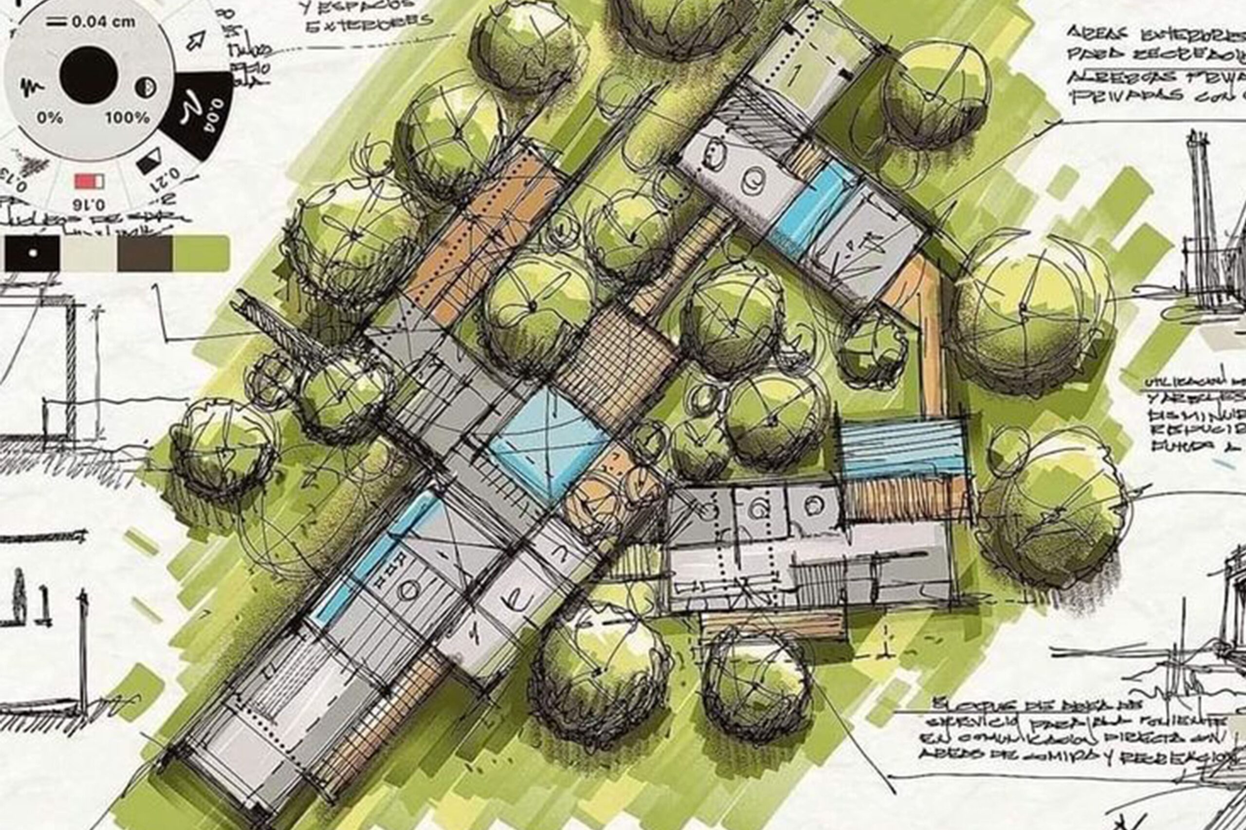 detail drawing landscaping